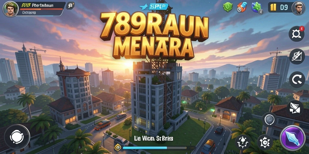 Screenshot gameplay 789RP menampilkan strategi Tower Defense yang dinamis.
