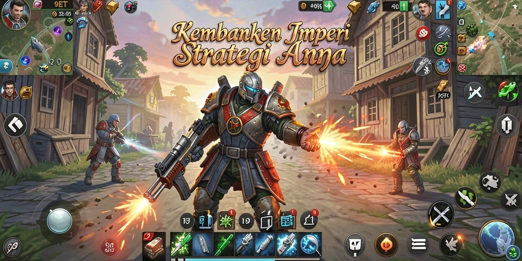 Tampilan gameplay strategis dalam 9ET yang seru dan mendebarkan.