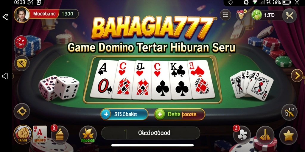 Tampilan gameplay BAHAGIA777 yang seru dan interaktif.