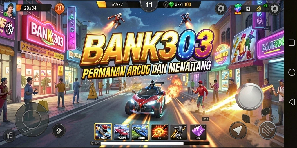 Tampilan gameplay BANK303 yang seru dan menantang.