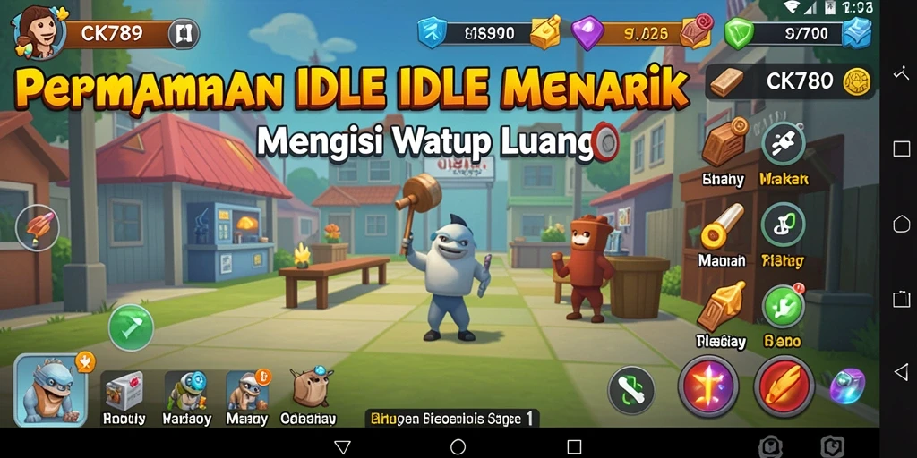 Tampilan menarik CK789 dengan gameplay Idle yang seru.