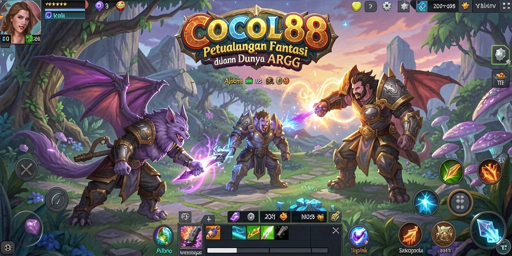 Gameplay seru dengan pertarungan epik dan petualangan menantang.