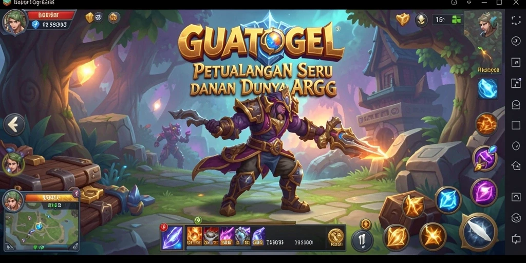 Tampilan gameplay GUATOGEL yang memukau dan mendebarkan.