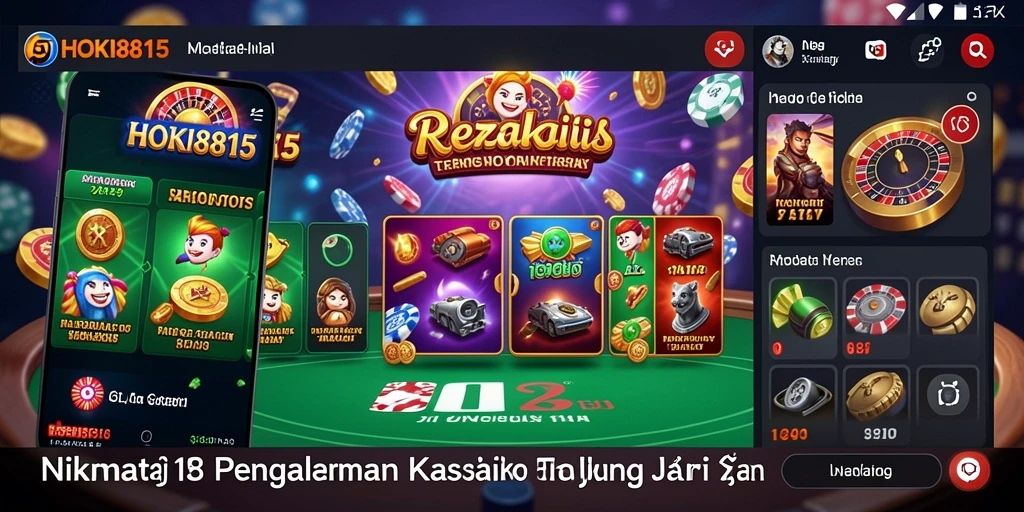 Tampilan gameplay HOKI8815 yang seru dan interaktif.