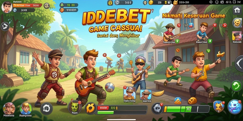 Tampilan gameplay IDEBET yang menarik dan interaktif.