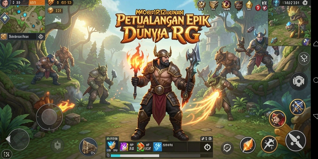 Tampilan gameplay mendebarkan dalam dunia RPG MPO2121.