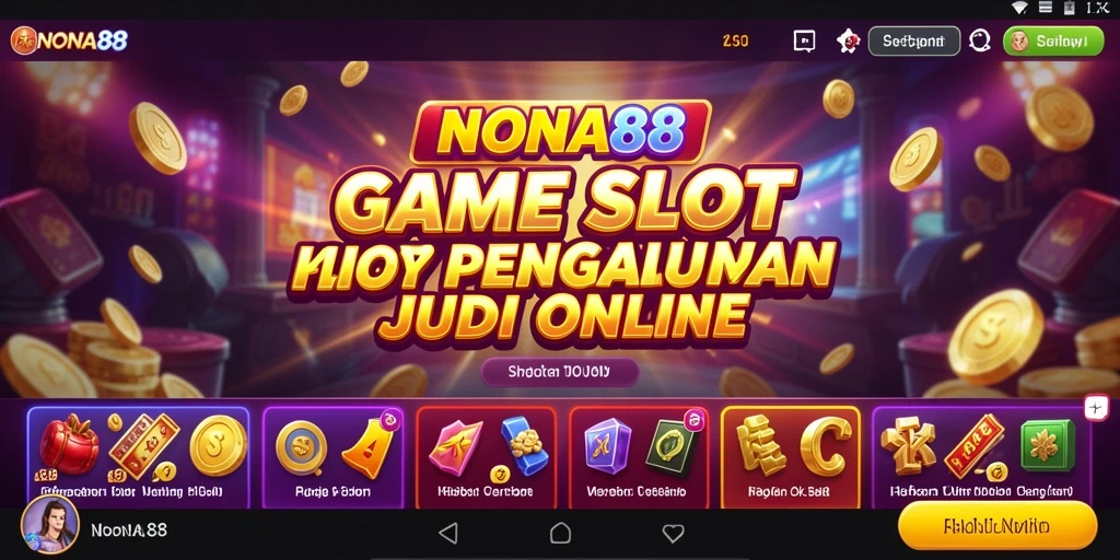 Tampilan menarik dari gameplay Slot NONA88 yang penuh warna.