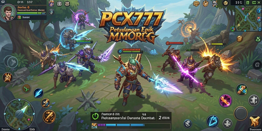 Gameplay menarik dari PCX777 dalam petualangan MMORPG yang seru.