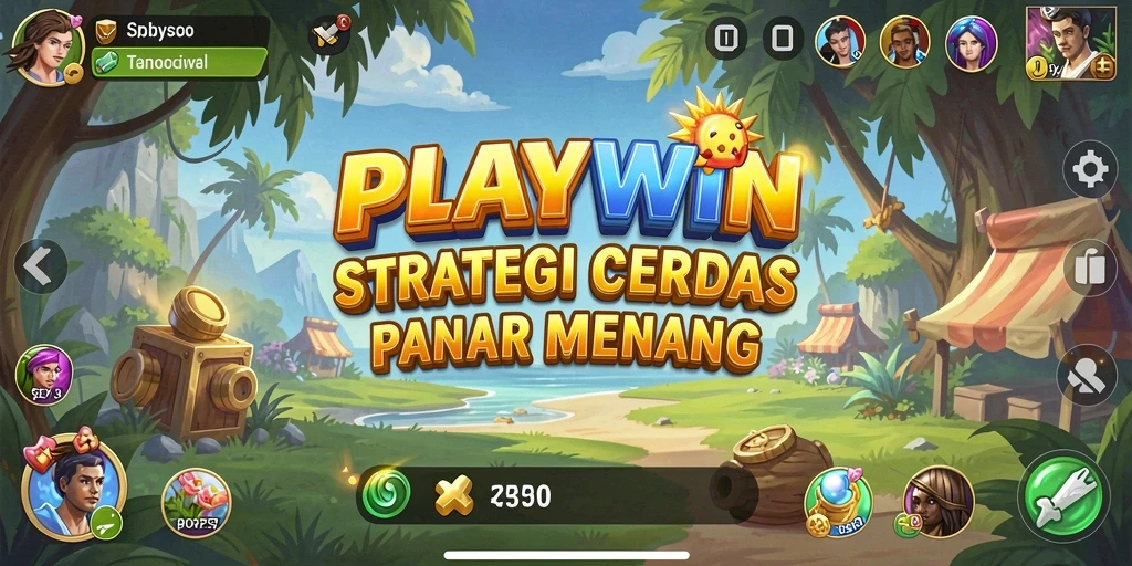 Tampilan gameplay <strong>PLAYWIN</strong> yang penuh strategi dan aksi mendebarkan.