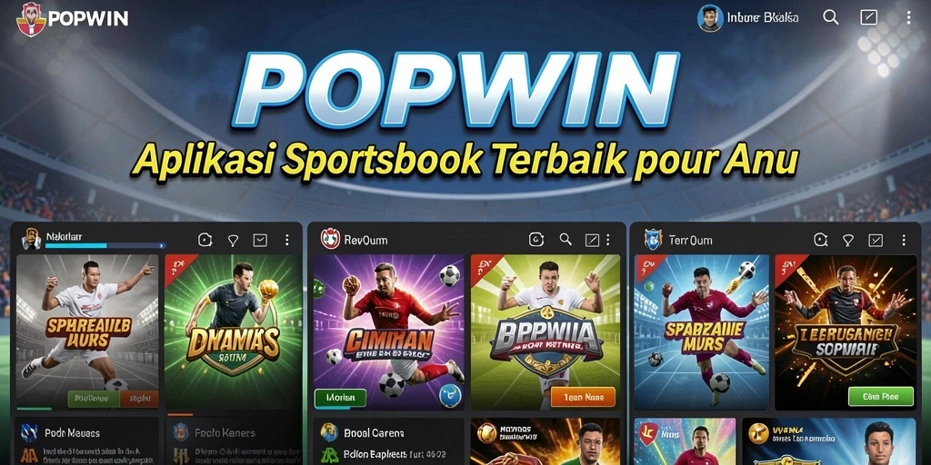 Tampilan gameplay menarik di aplikasi Sportsbook POPWIN.