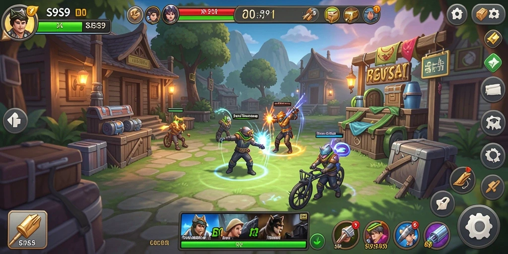 Tampilan screenshot gameplay Idle S9S9 yang menarik dan memikat.