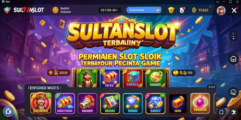 Tampilan menarik gameplay SULTANSLOT dengan berbagai pilihan Slot.