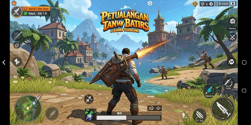 Tangkapan layar menampilkan pengalaman menjelajahi dunia terbuka di T6.