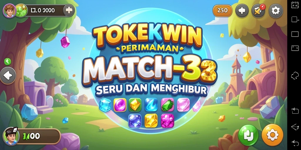 Tampilan menarik dari gameplay seru TOKEKWIN.
